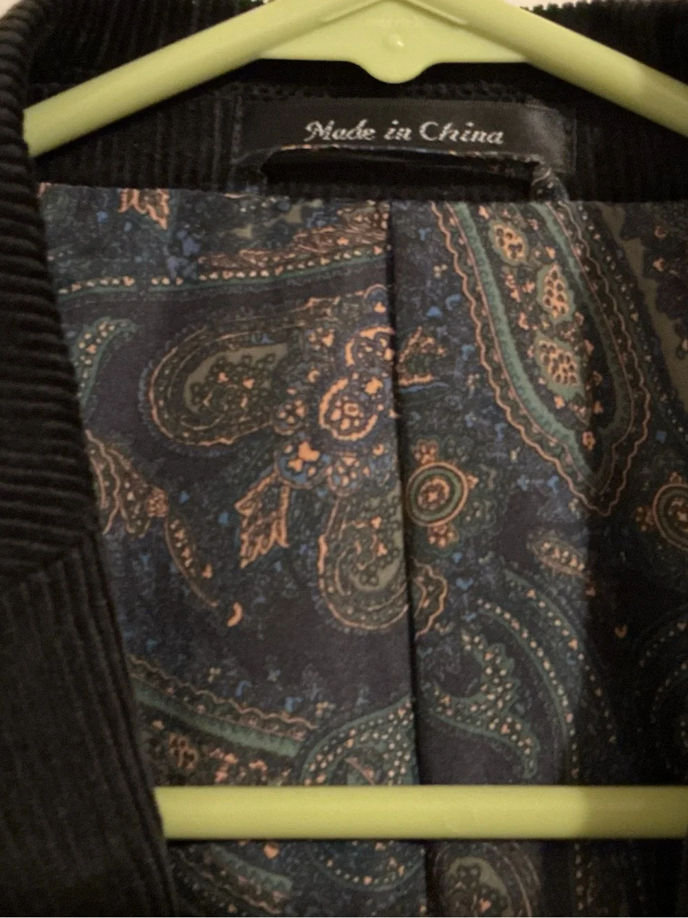 Lauren Ralph Lauren Men’s 42L Black Corduroy Ultraflex Blazer Sport Coat NWT